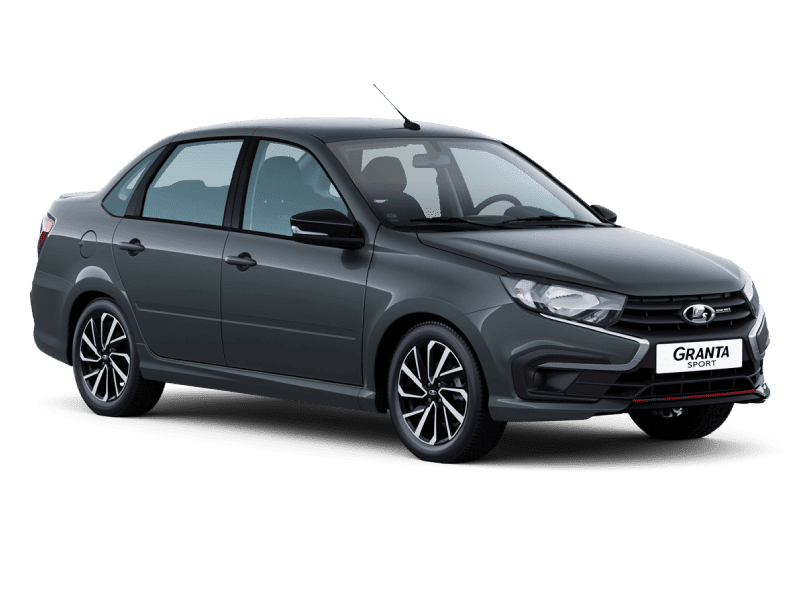 Купить Lada Granta Sport Седан в Новокузнецке - СЕРЕБРИСТО-ТЕМНО-СЕРЫЙ "БОРНЕО" (633) - МЕТАЛЛИК
